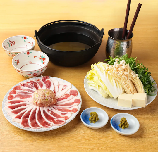 鴨のしゃぶしゃぶ