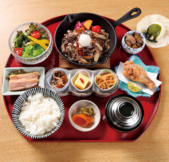 鴨ハンバーグ御膳