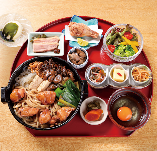 鶏のうどんすき御膳