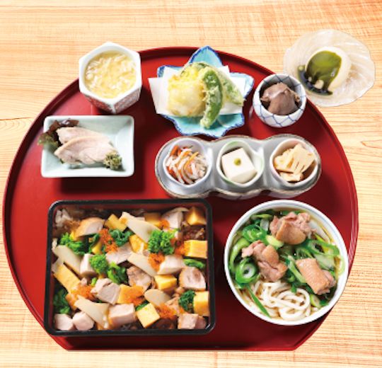 鶏のちらし寿司御膳